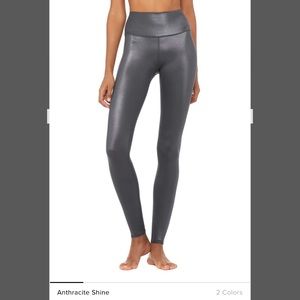 Alo High-waist shine legging, size S (4-6)